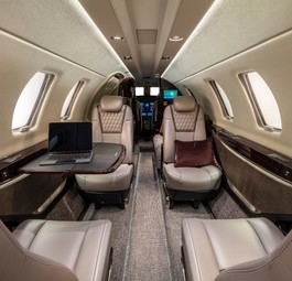 Neue Kabine: Die Citation CJ4 Gen2 hat ein neues Kabinendesign.