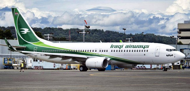 Flieger von Iraqi Airways: Vorläufig sieht man sie nicht mehr in Europa.
