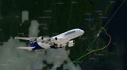 airbus a380 lufthansa washington boston