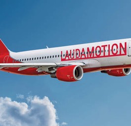 So sind die Flieger der Österreicher bisher dahergekommen. Das alte Logo von Air Berlin ist noch auf der Heckflosse zu erkennen.