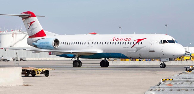 Fokker von Austrian Airlines: Neues Zuhause in Australien.