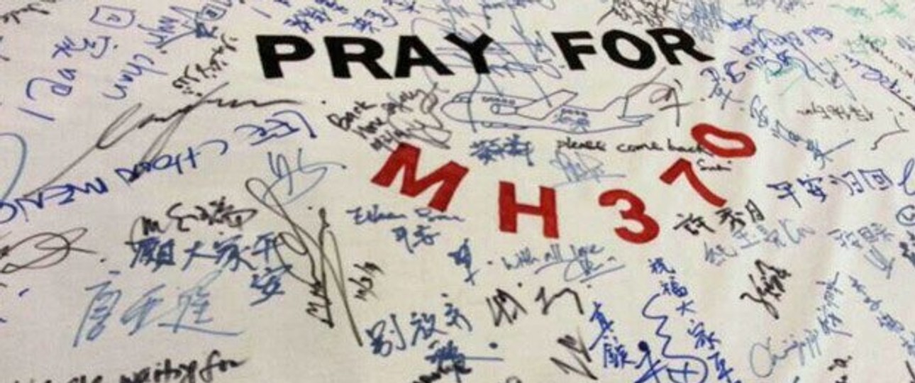 MH370-Gedenktafel: Das Wrack bleibt verschollen.