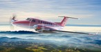 So sieht die Sonderedition der King Air 360 aus: Die Lackierung soll an die Anfänge des Flugzeugs erinnern.