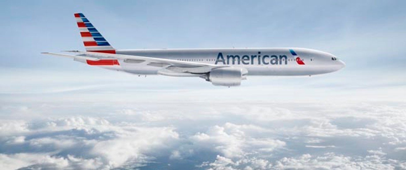 Bald ohne First Class: Die B777-200 von American Airlines bekommen ein neues Innenleben.
