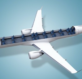 Fast keine Sitze: Lösung für mehr Frachtkapazität von Embraer.