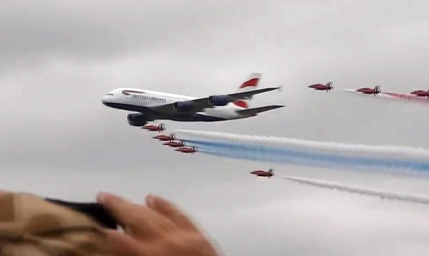 A380 von British Airways: Außergewöhnlicher Flug