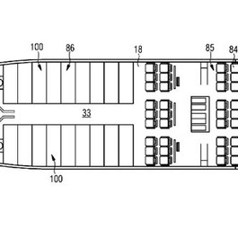 Die Schlafkojen sollen ganz hinten im Flugzeug Platz finden.