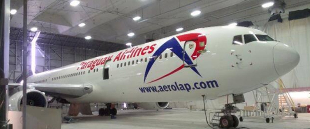 Die erste von zwei Boeings: Paraguay Airlines will bald von Asunción nach Madrid fliegen.