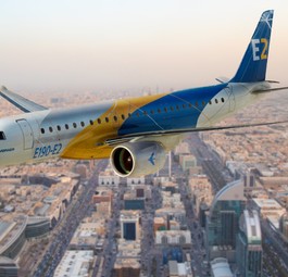 Embraer-E2-Jet über Riyadh: Punkten die Brasilianer in Saudi-Arabien?