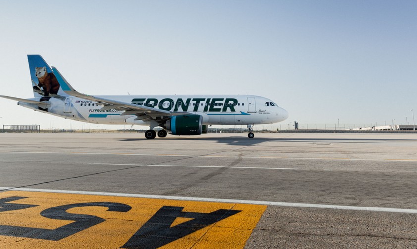 Jet von Frontier Airlines: Nur eine von den kritisierten Fluglinien.