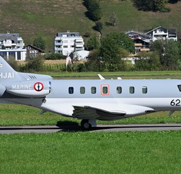 Pilatus PC-24 der französischen Marine: Frankreich hat m mittlerweile den zweiten Flieger der Schweizer übernommen.