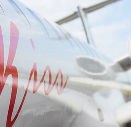 Embraer E145 von Fly Kiss: Nicht mehr im Linienbetrieb unterwegs.