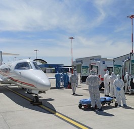 Learjet von Red Star Aviation: Die Airline hat Hantavirus-Patienten nach Amsterdam geflogen.