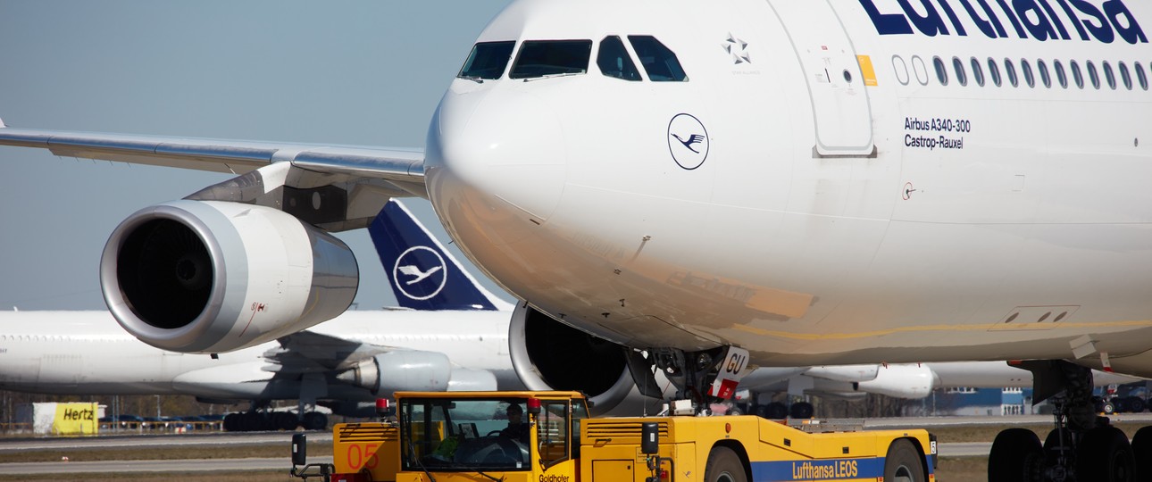 Airbus A340-300 von Lufthansa: Wird er vorerst zu Boden beordert? 
