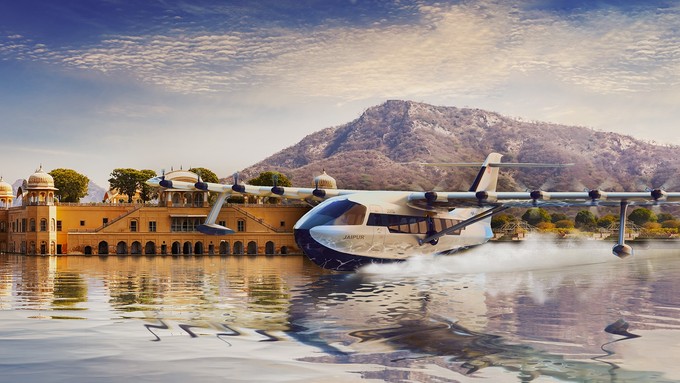 So könnte das Jekta-Flugboot in Indien aussehen.