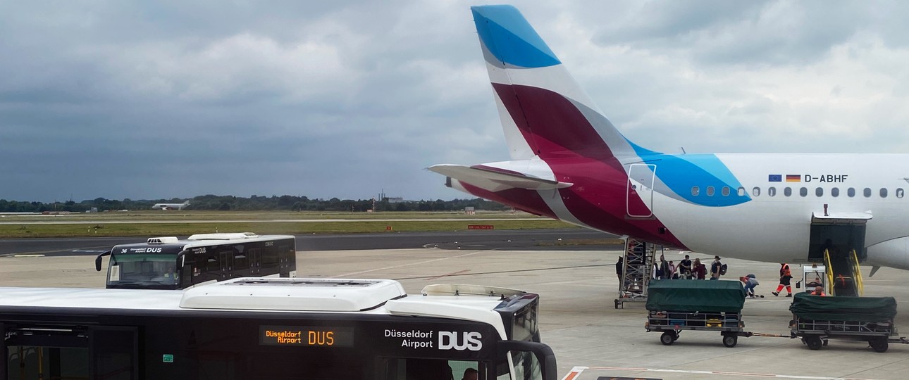 Eurowings-Jet in Düsseldorf: Neue Route ab Dezember.