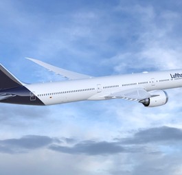 Boeing 777X in Lufthansa-Farben: Ab 2020 in Frankfurt zu sehen.