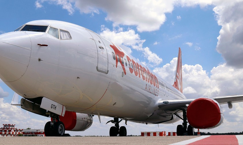 Die Boeing 737 mit dem Kennzeichen OM-GTH flog früher im Auftrag von Corendon: Kehrt für den Neustar von Go2Sky zurück.