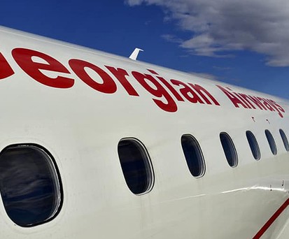 Flieger von Georgian Airways: Die Staatspräsidentin darf nicht mehr einsteigen.