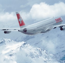 Airbus A340 von Swiss: Ab Sommer mitunter mit Verstärkung von Lufthansa unterwegs.