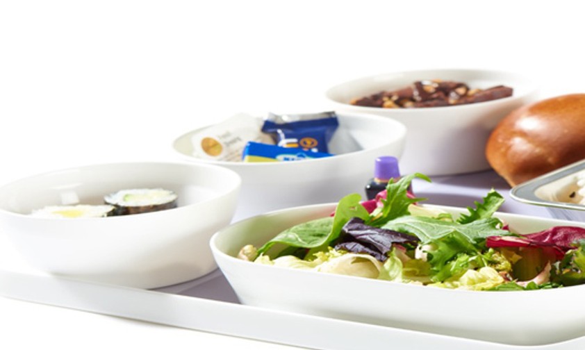 Das neue Economy-Geschirr: Lufthansa beschreibt es als «zeitlos, modern und hochwertig».