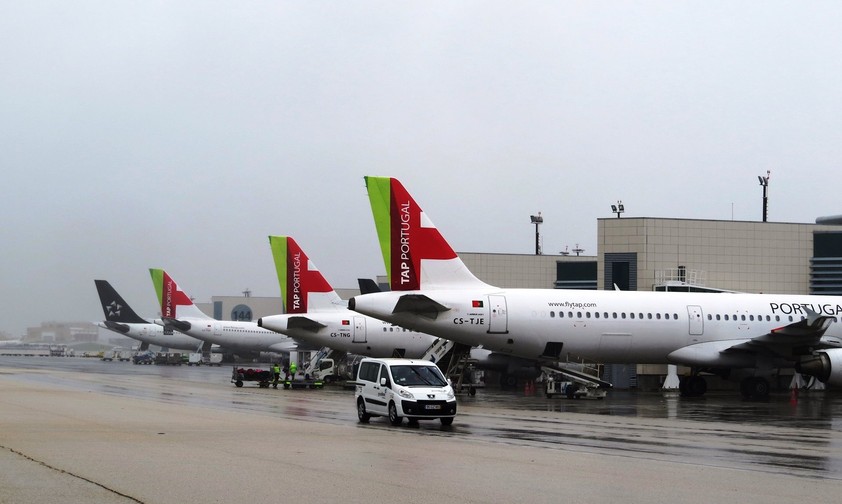 Flugzeuge von Tap am Flughafen Lissabon: Der Airport platzt aus allen Nähten.