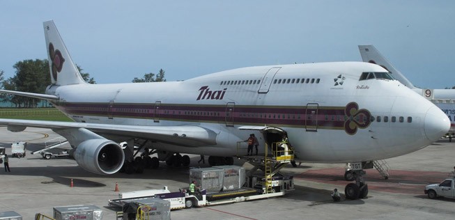 Boeing 747 von Thai Airways.