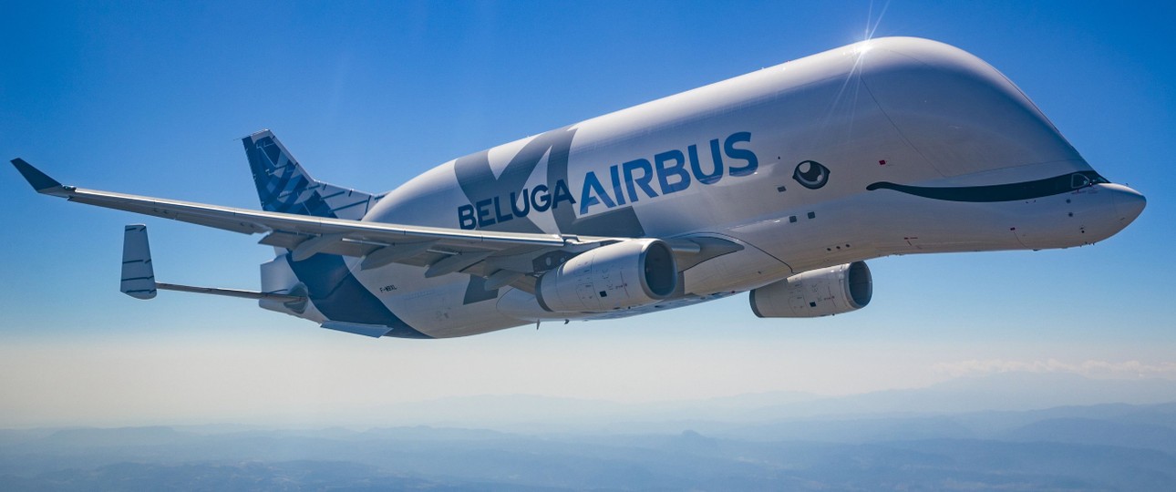 Airbus Beluga XL: Passen zwei A350-Flügel rein.