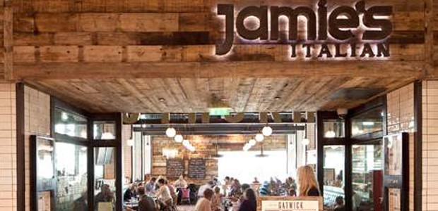 Jamies Italian in Gatwick: Bald auch in Deutschland und der Schweiz.