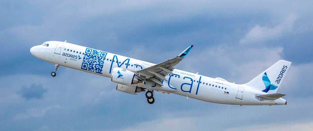 Airbus A321 LR von Azores Airlines: Enthält 190 Sitze.