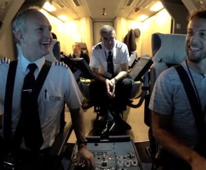 Wenn ein Formel-1-Profi auf den A380 trifft