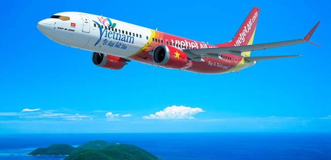 Boeing 737 Max in den Farben von Vietjet Air: Erster Auftrag für die Amerikaner.