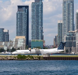 Toronto Billy Bishop: Bislang nur Turboprops.