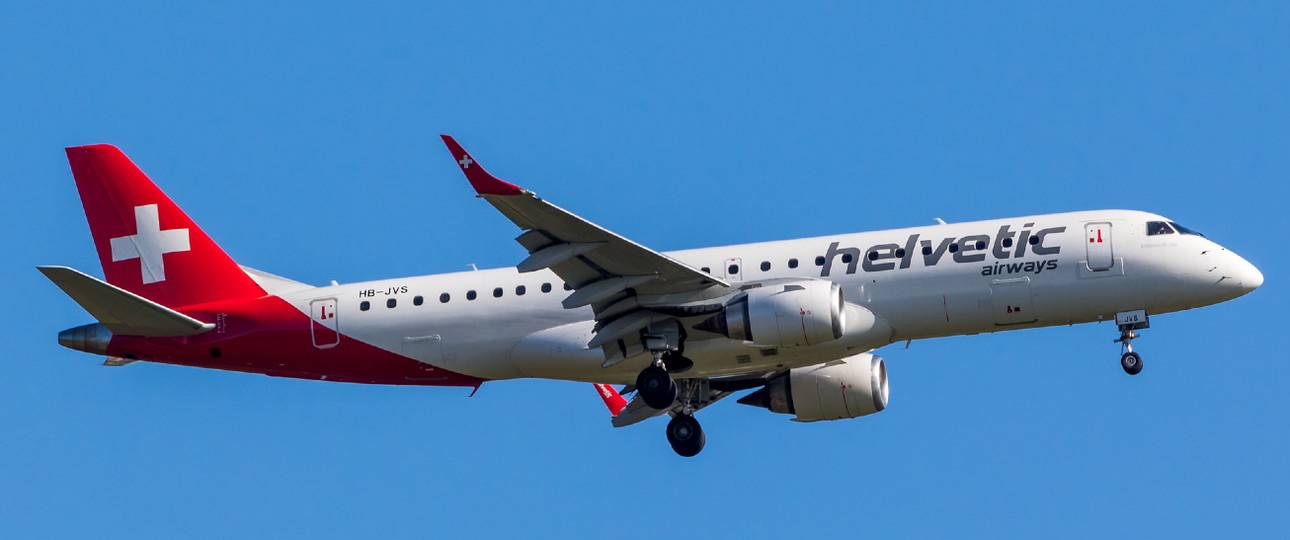 Embraer E190 von Helvetic Airways: Die Flottenerneuerung wird aufgeschoben.