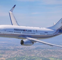 Das «Freedom Plane»: Befördert wertvolle Fracht.