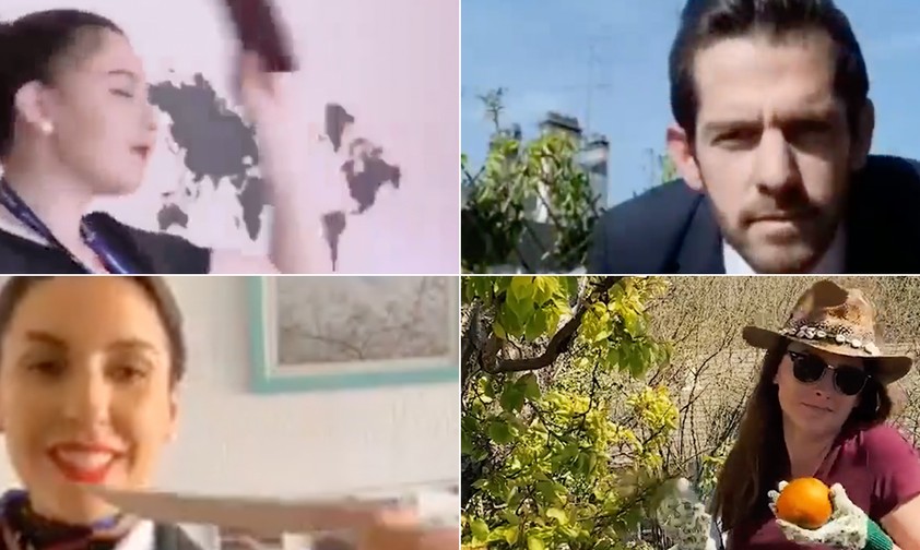 Dont-Rush-Challenge: Airlines-Angestellte machen mit.