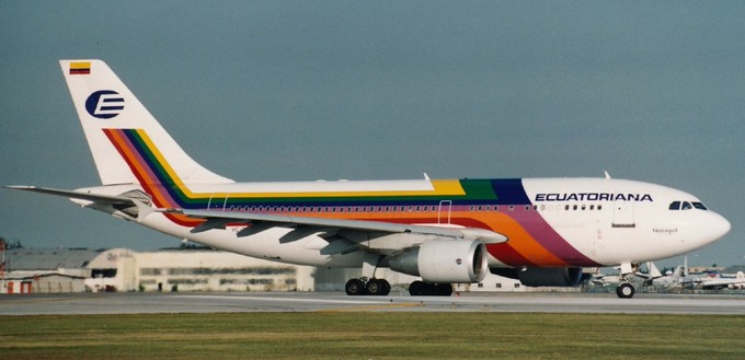 Auch ein A310 flog für Ecuatoriana.