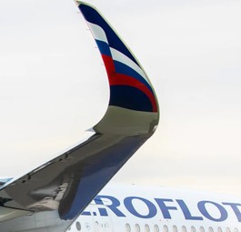 Aeroflot-Winglet: Die Airline spürt die Sanktionen.