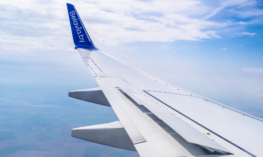 Blick aus einem Belavia-Jet: Richtung Tel Aviv bald länger möglich.