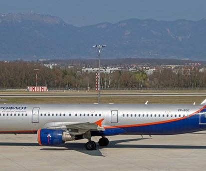 Airbus A321 von Aeroflot: Keine Daten mehr aus Genf.