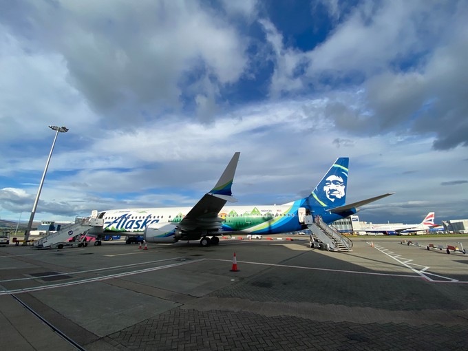 Ecodemonstrator von Boeing und Alaska Airlines: Das Flugzeug testet neue Technologien. Nicht alle schaffen es zur Marktreife.