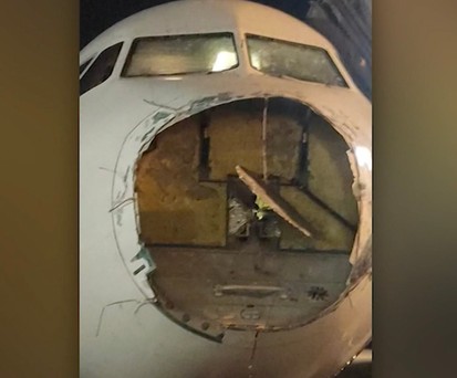 Airbus A320 von Latam in Hagelsturm schwer beschädigt