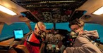 Jesper Rungholm im Cockpit: Er fühlt sich fit, um noch lange zu arbeiten.