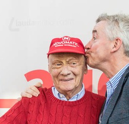 Niki Lauda (links) und Michael O'Leary: Wer ist hier der starke Mann?