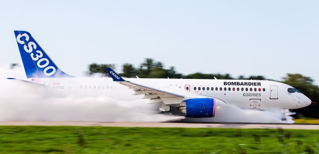 C-Series CS300: Die größere Variante des neuen Fliegers gefällt Air Canada gut.