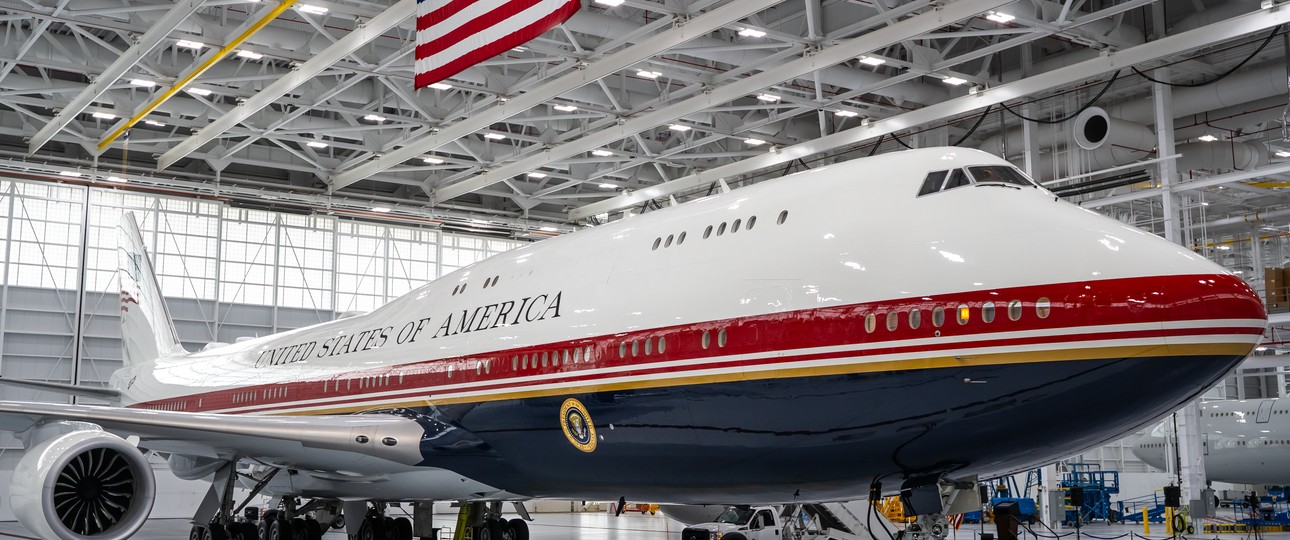 So sieht sie aus: Die Übergangs-Air-Force-One.