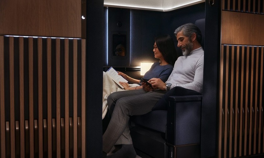 Gäste in der First Class Suite Plus: Lufthansa rudert zurück.