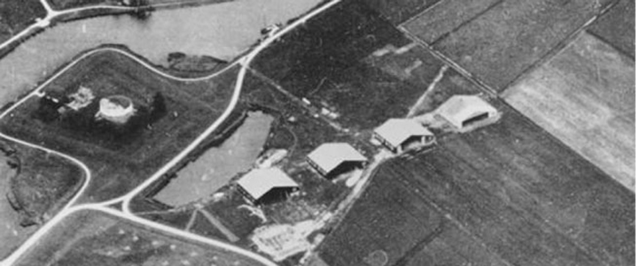 Amsterdam Schiphol startete 1916 als militärisches Flugfeld. Hier ein Blick von oben.