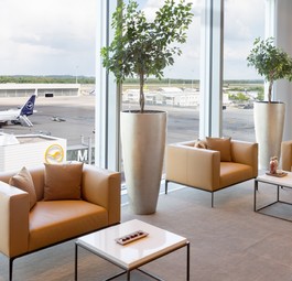 First Class Lounge von Lufthansa in München: Das Lounge-Konzept am Flughafen wird «komplett neu gestaltet».