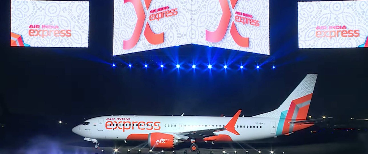 Boeing 737 Max im neuen Design von Air India Express: Soll ab sofort fliegen.